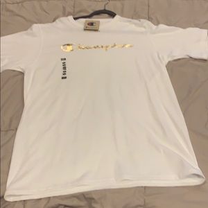 Brand New White and Gold Champion T-Shirt